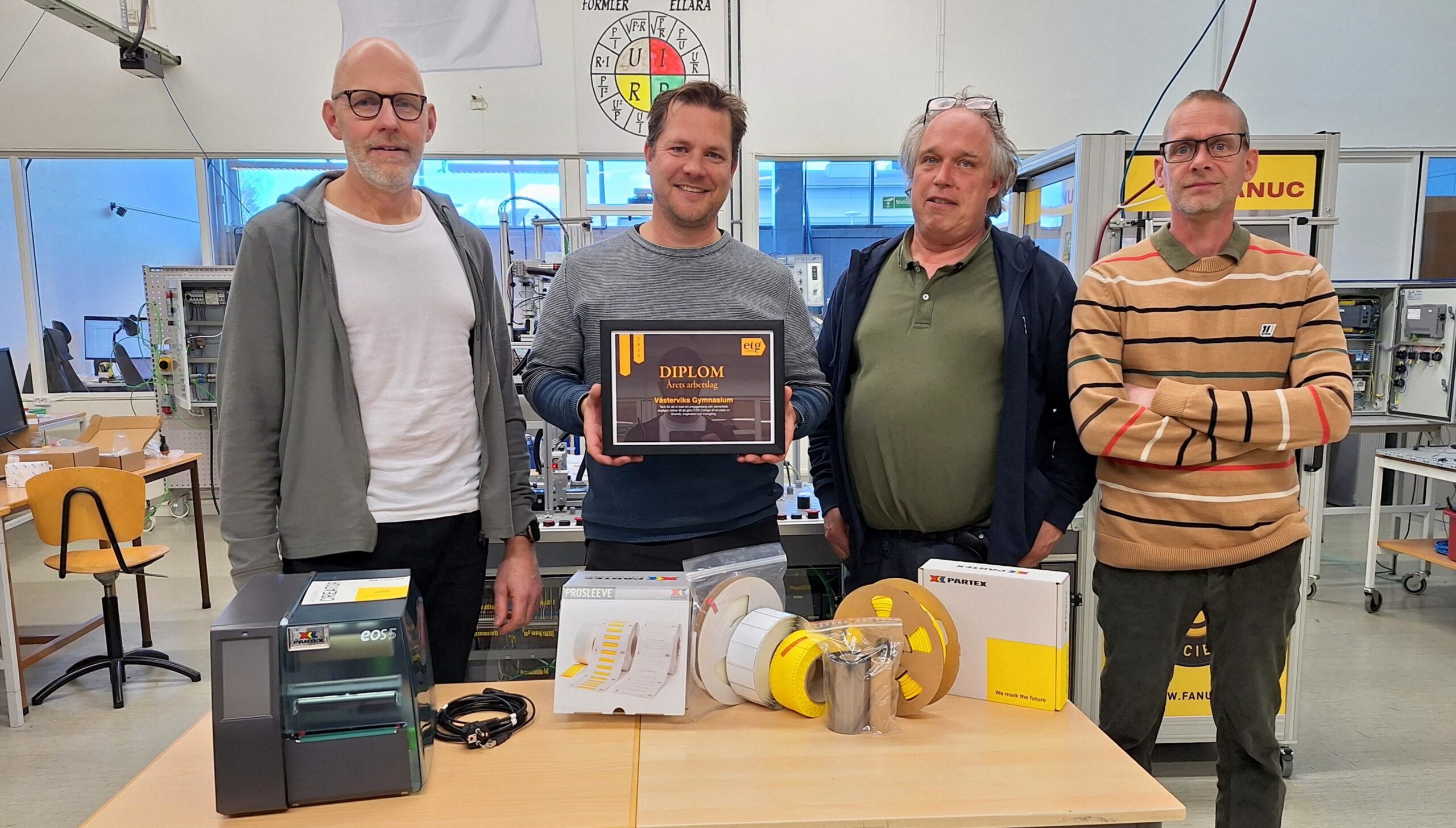 Årets arbetslag 2025 Västerviks gymnasium
